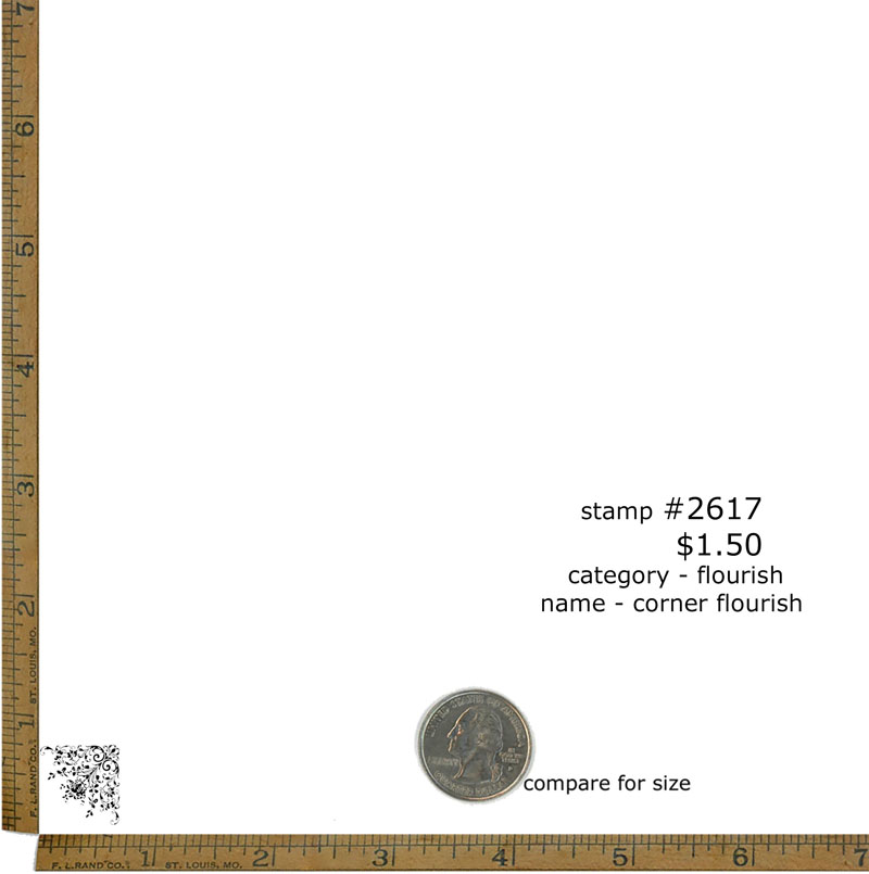 #2617 - Corner Flourish - Flourish